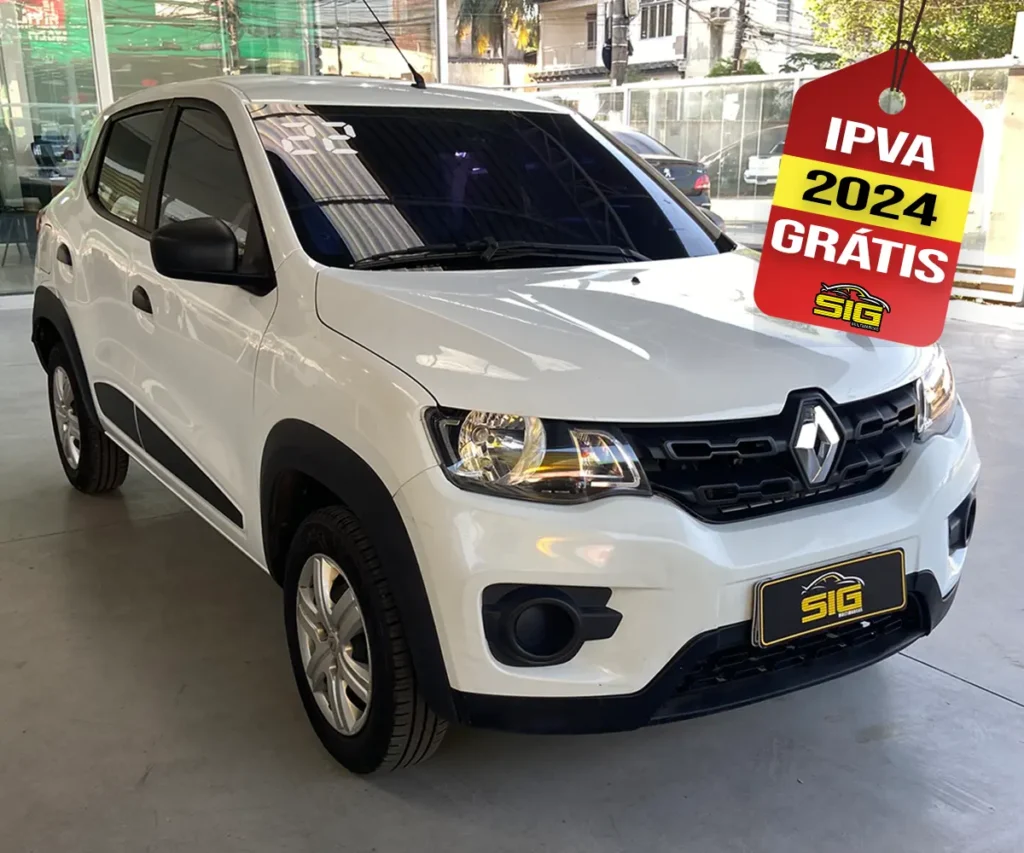 RENAULT KWID ZEN 1.0 2022 Branco-IPVA 1